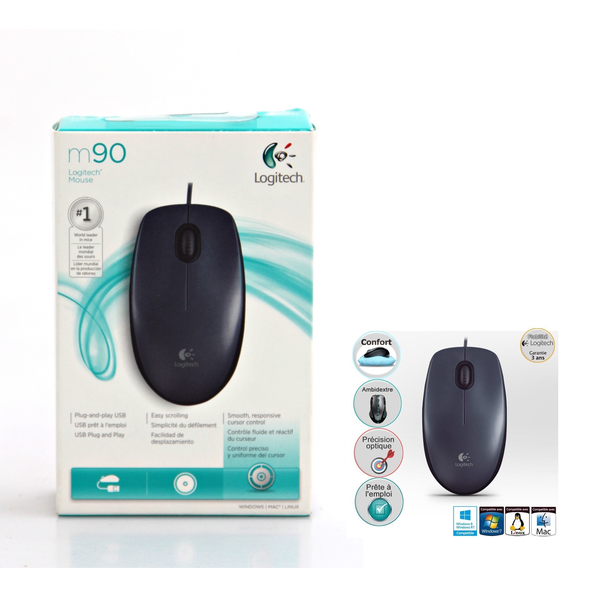 LOGITECH%20M90%20910-001793%20KABLOLU%201000%20DPI%20SİYAH%20MOUSE