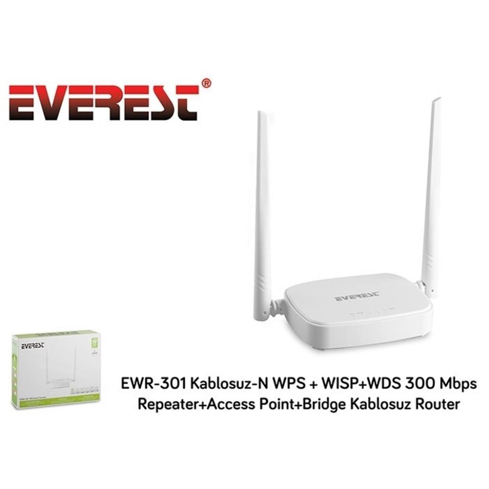 EVEREST%20EWR-301%20300MBPS%204PORT%202%20ANTEN%205DBI%202.4GHz%20INDOOR%20ACCESS%20POINT/ROUTER/REPEATER