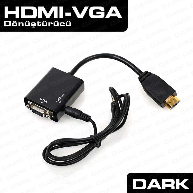 DARK%20DK-HD-AHDMIXVGA%20HDMI%20to%20VGA%20+%20Audio%20ÇEVİRİCİ