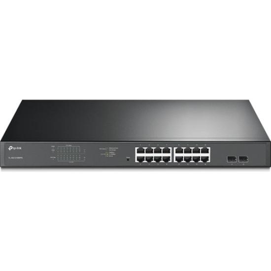 TP-LINK TL-SG1218MPE 16 PORT 10/100/1000 16 PORT POE+ 2 X SFP 192 WATT YONETILEBILIR RACK MOUNT SWITCH