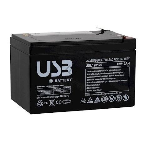 USB AKU 12V 7AH BAKIMSIZ KURU AKÜ