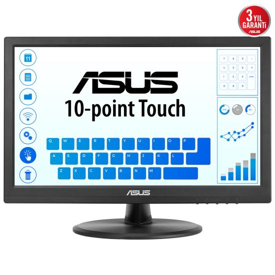 ASUS VT168HR 15.6’’ 10MS 1366x768 VGA/HDMI VESA DOKUNMATİK LED MONITOR