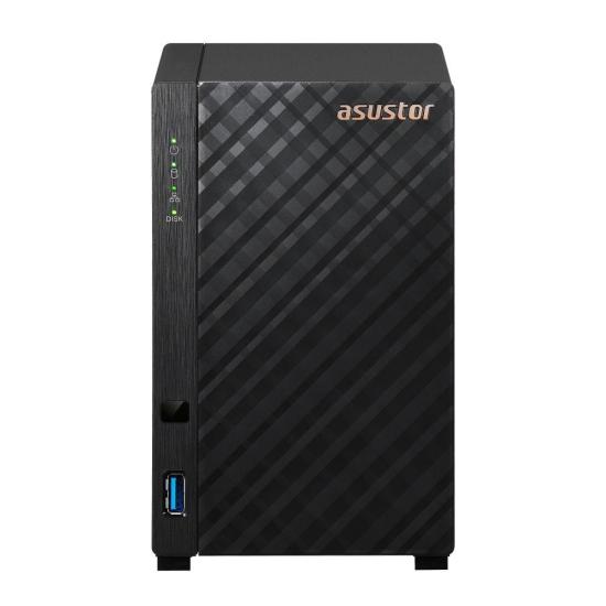 ASUSTOR AS1102T 2 BAY NAS(2X22TB Desteği), 1GB DDR4, 2.5GbE x1 DEPOLAMA ÜNİTESİ