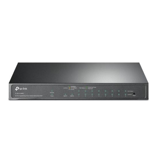 TP-LINK TL-SG1210MPE 10 PORT 10/100/1000 8 PORT POE+ 1xSFP EASY SMART DESKTOP SWITCH