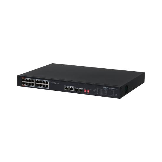 DAHUA PFS3218-16ET-135 16 PORT 10/100 2xSFP 135W POE SWITCH