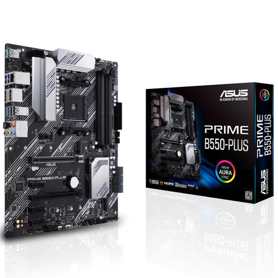 ASUS PRIME B550-PLUS 4xDDR4 DP/HDMI 2xM.2 AM4 ANAKART