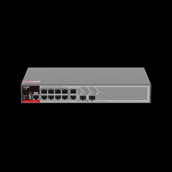 RUIJIE RG-S2915-10GT2MS-P-L 10 PORT 10/100/1000 8 PORT POE/POE+ 2xSFP 125W YONETILEBILIR RACK MOUNT SWITCH