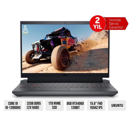 DELL G15 5530 G55302401017U I9-13900HX 32GB 1TB SSD 8GB RTX4060 15.6’’ FHD 165Hz FREEDOS GAMING NOTEBOOK,  2x16GB DDR5 4800MHz, 1x RJ45, Wi-Fi 6, Bluetooth, 3x USB 3.2, 1x HDMI 2.1, 1x USB 3.2, NVIDIA