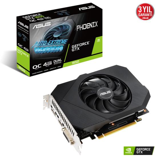 ASUS PH-GTX1650-O4GD6-P GTX1650 4GB GDDR6 128Bit DVI/HDMI/DP