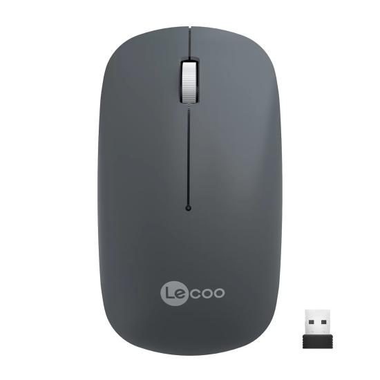 LECOO WS214 KABLOSUZ 1200 DPI GRI SESSİZ MOUSE