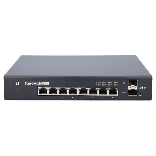 UBNT EDGESWITCH ES-8-150W 8 PORT GIGABIT POE+ 2xSFP SWITCH 150W