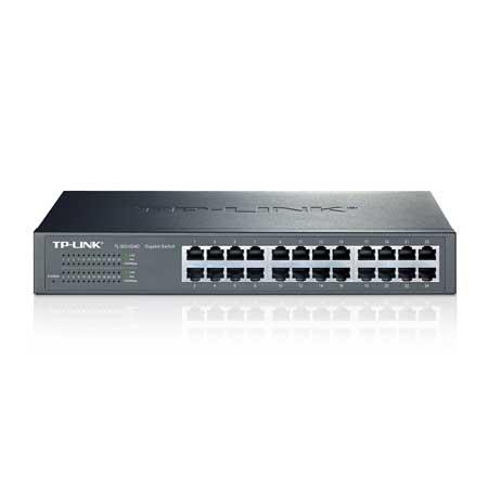 TP-LINK TL-SG1024D 24 PORT 10/100/1000 YONETILEMEZ RACKMOUNT SWITCH